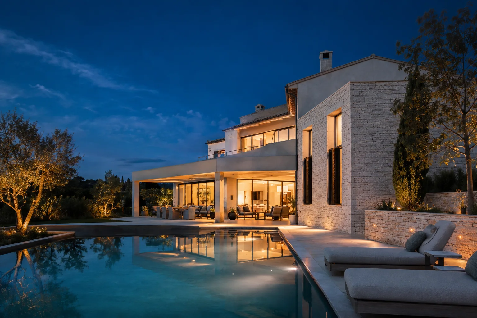 Contemporary home represented by an independent estate agency